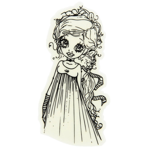 LDRS Creative - Saturated Canary Collection - Cling Mounted Rubber Stamps - Gothica