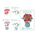 LDRS Creative - Layering Stencils - Potted Hibiscus
