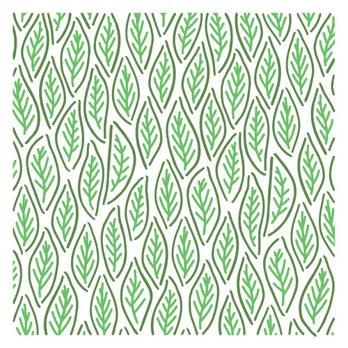 LDRS Creative - 6 x 6 Stencils - Leaf Outline