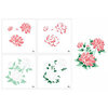 LDRS Creative - 6 x 6 Stencils - Gardenia Layering