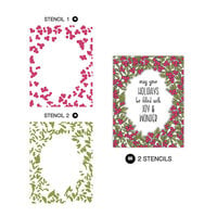 LDRS Creative - Layering Stencils - Berry Beautiful