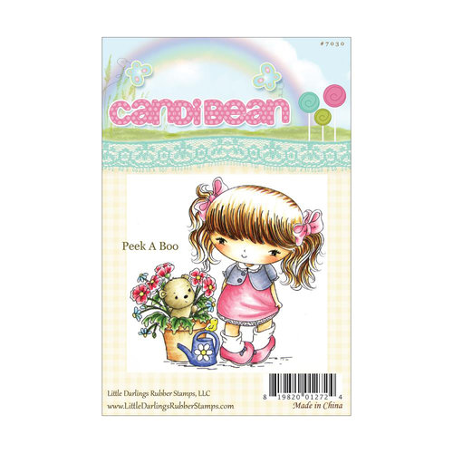 LDRS Creative - CandiBean Collection - Cling Mounted Rubber Stamps - Peek-a-boo