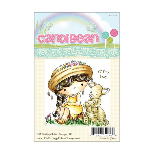 LDRS Creative - CandiBean Collection - Cling Mounted Rubber Stamps - G'day Izzy