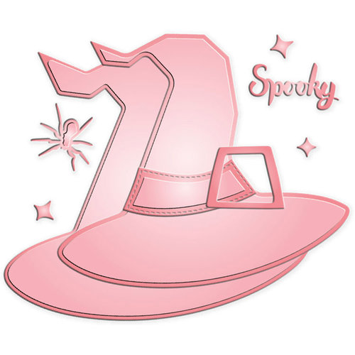 LDRS Creative - Halloween - Designer Dies - Build-a-Card - Spooky Hat