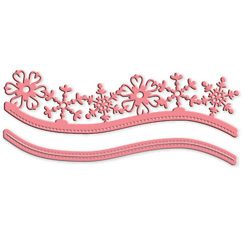 LDRS Creative - Christmas - Designer Dies - Snowy Day Border