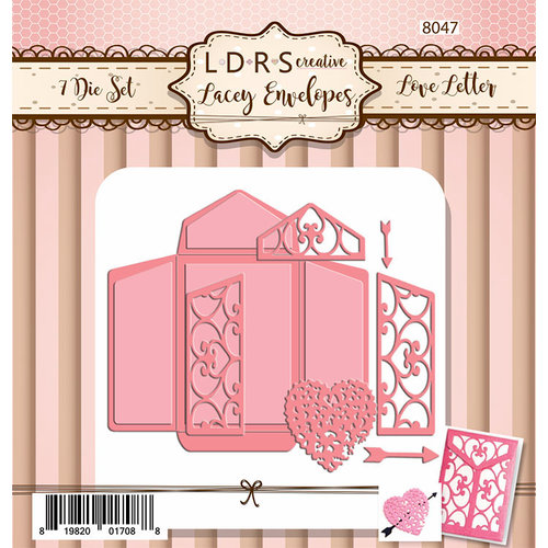 LDRS Creative - Designer Dies - Lace Envelopes - Love Letter