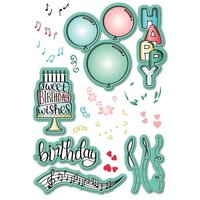 LDRS Creative - Designer Dies - Sweet Birthday Wishes