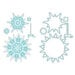 LDRS Creative - Impress-ion Press and Foil Plates - Snowflake Ornaments