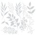 LDRS Creative - Good Cheer Collection - Impress-ion Press and Foil Plates - Classic Foliage