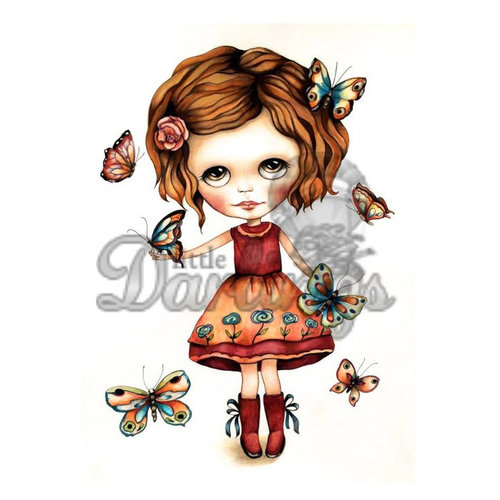 LDRS Creative - Dollhouse Collection - Cling Mounted Rubber Stamps - Fly By