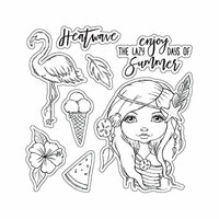 LDRS Creative - Cre8tive Cre8tions Collection - Clear Acrylic Stamps - Heatwave