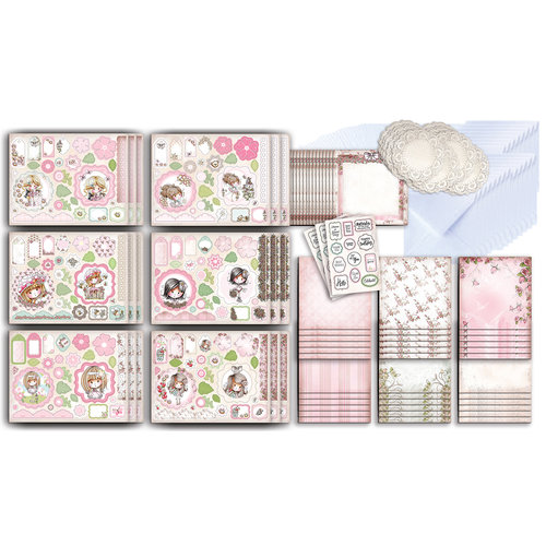 LDRS Creative - Polkadoodles Collection - Card Kit - Sugar Blossom