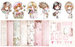 LDRS Creative - Polkadoodles Collection - Card Kit - Sugar Blossom
