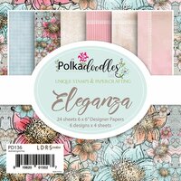 LDRS Creative - Polkadoodles Collection - 6 x 6 Paper Pack - Eleganza
