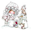 LDRS Creative - Clear Photopolymer Stamps - Let's Make a Snowman - Winnie