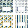 LDRS Creative - Splendid Azure Collection - Cardstock Stickers - Tabs
