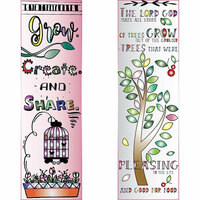 LDRS Creative - Inspired Edge Collection - Cling Mounted Rubber Stamps -Grow