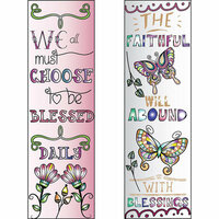 LDRS Creative - Inspired Edge Collection - Cling Mounted Rubber Stamps -Blessed