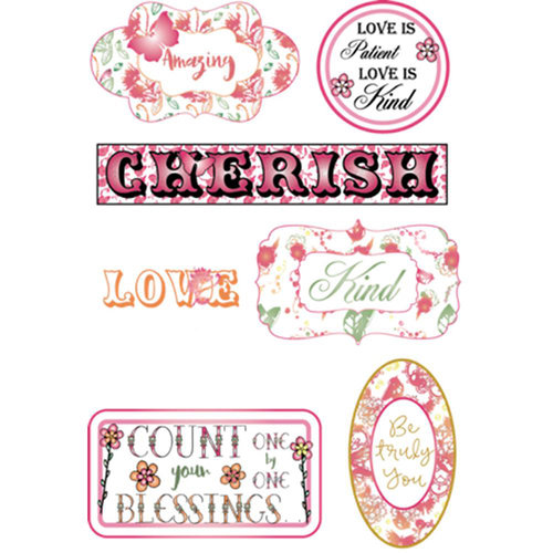LDRS Creative - Cling Mounted Rubber Stamps -Cherished