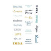 LDRS Creative - Splendid Azure Collection - Cardstock Stickers - Quick Words