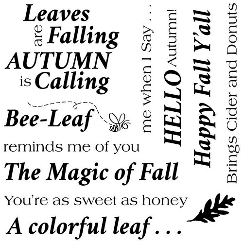 LDRS Creative - Clear Acrylic Stamps - Magic of Fall