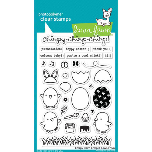 Lawn Fawn - Clear Photopolymer Stamps - Chirpy Chirp Chirp