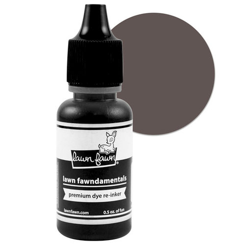 Lawn Fawn - Premium Dye Ink Reinker - Soot