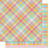 Lawn Fawn - Perfectly Plaid Collection - 12 x 12 Double Sided Paper - Nadia