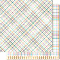 Lawn Fawn - Perfectly Plaid Collection - 12 x 12 Double Sided Paper - Kristin