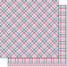 Lawn Fawn - Perfectly Plaid Collection - 12 x 12 Double Sided Paper - Lynette
