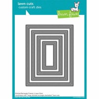 Lawn Fawn - Lawn Cuts - Dies - Stitched Rectangle Frames