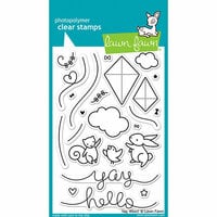 Lawn Fawn - Clear Photopolymer Stamps - Yay, Kites