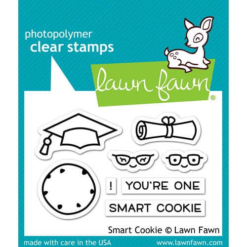 Lawn Fawn - Clear Photopolymer Stamps - Smart Cookie
