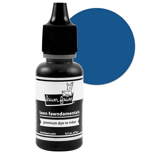 Lawn Fawn - Premium Dye Ink Reinker - Blue Jay