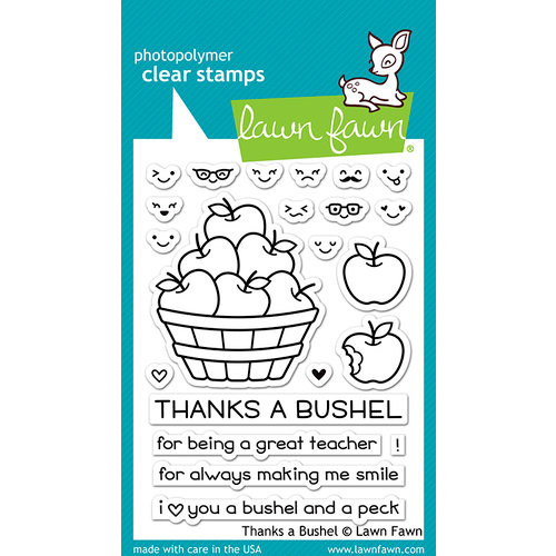 Lawn Fawn - Clear Photopolymer Stamps - Thanks a Bushel