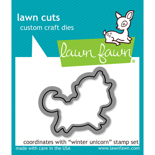 Lawn Fawn - Christmas - Lawn Cuts - Dies - Winter Unicorn