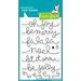 Lawn Fawn - Clear Photopolymer Stamps - Winter Big Scripty Words