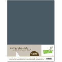 Lawn Fawn - 8.5 x 11 Cardstock - Storm Cloud - 10 Pack