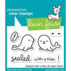 Lawn Fawn - Clear Photopolymer Stamps - Sealed with a Kiss