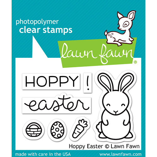 Lawn Fawn - Clear Photopolymer Stamps - Hoppy Easter