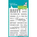 Lawn Fawn - Clear Photopolymer Stamps - Happy Happy Happy