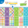 Lawn Fawn - Perfectly Plaid Collection - Rainbow - 12 x 12 Collection Pack