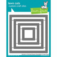 Lawn Fawn - Lawn Cuts - Dies - Outside In Stitched Square Stackables
