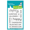 Lawn Fawn - Clear Photopolymer Stamps - Happy Happy Happy Add-On