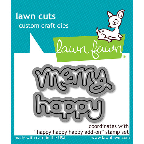 Lawn Fawn - Lawn Cuts - Dies - Happy Happy Happy Add-On
