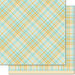 Lawn Fawn - Perfectly Plaid Collection - Chill - 12 x 12 Double Sided Paper - Vaycay
