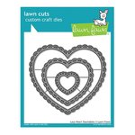 Lawn Fawn - Lawn Cuts - Dies - Lacy Heart Stackables