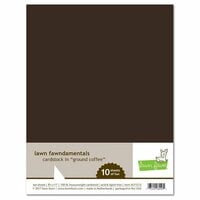 Lawn Fawn - 8.5 x 11 Cardstock - Ground Coffee - 10 Pack