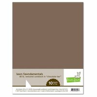 Lawn Fawn - 8.5 x 11 Cardstock - Chocolate Bar - 10 Pack