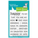 Lawn Fawn - Clear Photopolymer Stamps - Happy Happy Happy Add-On - Family